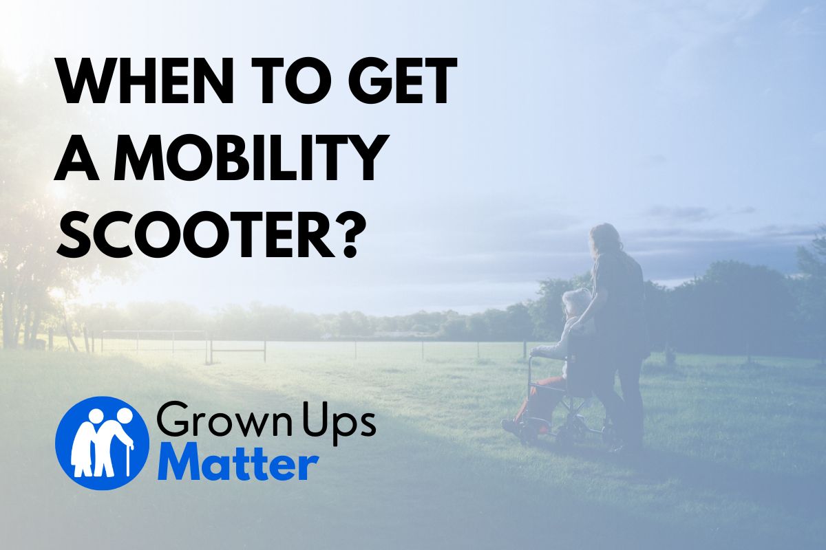 When to get a mobility scooter