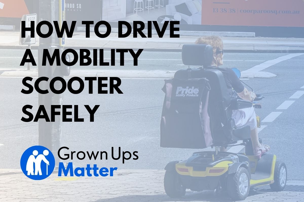 How to Drive a Mobility Scooter Safely
