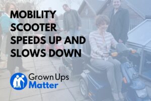 Mobility Scooter Speeds Up and Slows Down